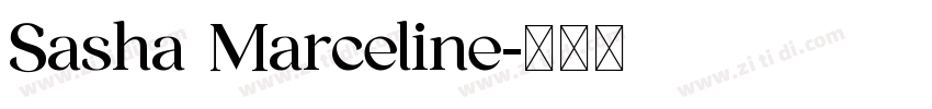 Sasha Marceline字体转换